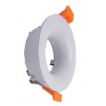 Foco fijo empotrar Blanco SPA02 85mm, para Lámpara GU10/MR16